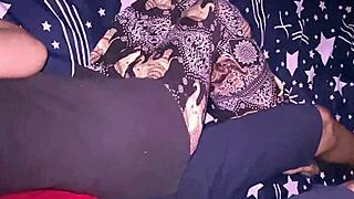 Bhabhi sneaks into brother-in-law's room for all-night banging.