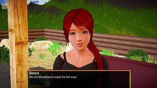 my new family episode with big tits milf brunette in tit play