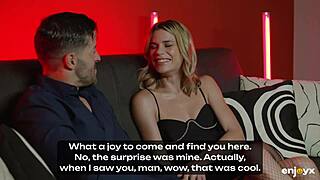 Can skinny Ada Lapiedra squeal on this huge cock bent over?