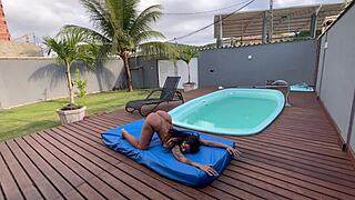 Watch this sexy Latina teen's tight pussy get assfucked raw?