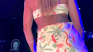 Naughty Wife Flashes in Outdoor Swing House Cuckold Fun