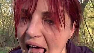 My kinky easter - humiliation and bdsm orgasms in forest