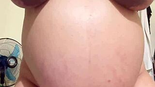 Pregnant Arab Wife Teasing Webcam