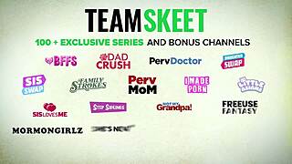 big titted stepsister almost caught fucking stepbrother in bed