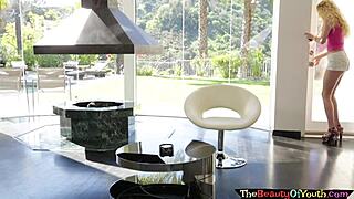 Hey, can you resist this busty teen 18+ getting seduced and licked?