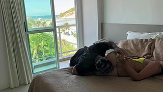 Woke Up Tourist With Tasty Blowjob And Hard Cock To Pound Her