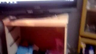 homemade fat wife fucked while watching petite teen stepdaughter