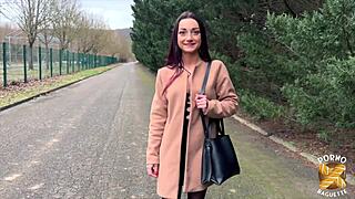 French Milf Angela Reine Banged by Two Studs in Lingerie