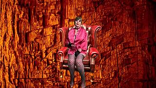 granny peggy sue is all set to peg but ends up cumming first with toys.