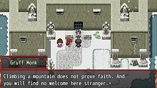 harem in another world game features a rainy date with cute characters.