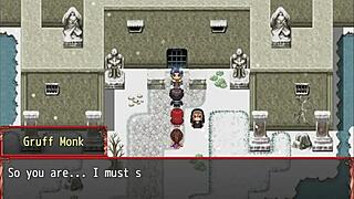 harem in another world game features a rainy date with cute characters.