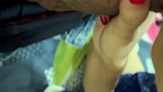 Indian Stepmom and Stepson Hotel Bed Doggy Action. Clear Hindi Audio in 4K!