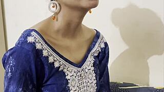 Indian Stepmom and Stepson Hotel Bed Doggy Action. Clear Hindi Audio in 4K!