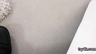 Erotic girl gives blowjob in POV, then gets her snatch shagged.