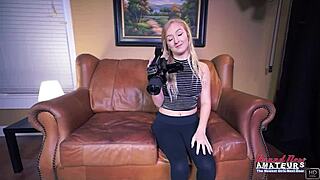 Blonde Alex Licks Brunette Carmen's Wet Twat