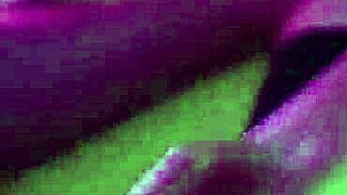 i give a handjob to the petite cute girl over her underwear, it's so hot