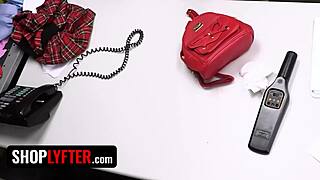 Horny Virgin Caught Stealing Condoms! Gets Fucked Hard by Security Guard!