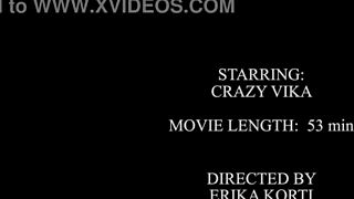 horny slut vika tries double penetration by black cocks for first time