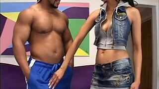 Anal loving ebony beauty desiree diamond gets her ass drilled by big black cock