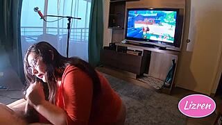 Can She Handle Sucking While Winning Fortnite?