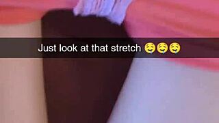 cheating amateur yoga milf fucks fitness instructor on snapchat cucked and creampied 😩