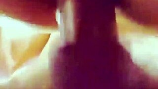 A real European couple enjoys outdoor bath activities with buttplug and dildo, leading to huge cumshot.