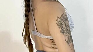 She Loves Showing Her Big Tits To Followers!