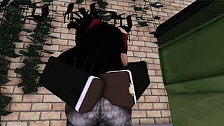 Why does Rice Bunny crave that monster cock in the alley? She takes it deep and hard.