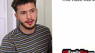 redhead teen madi collins and hot latina angel gostosa hang out with their perverted stepbrother at home