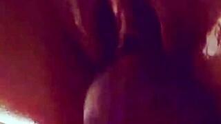 A real European couple enjoys outdoor bath activities with buttplug and dildo, leading to huge cumshot.