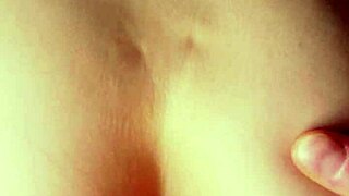 Naughty brunette enjoys a private moment