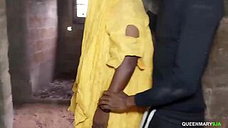 The Lagos landlady gets fucked inspecting her farm