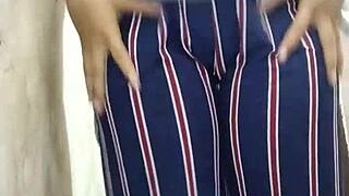 Indian Girl Riya Thakur Bathes And Makes Video For Boyfriend