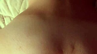 Naughty brunette enjoys a private moment