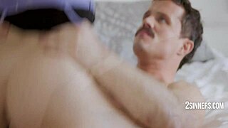 handsome lad makes her glad with intimate couple moments