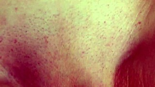 Naughty brunette enjoys a private moment