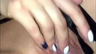 Tattooed pornstar feels intense pleasure fucking wet shaved pussy with rubber dildo