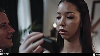 ebony lia lin gets used and fucked while time’s frozen