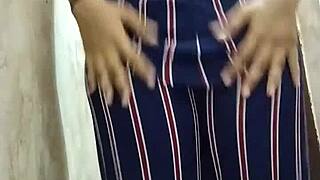 Indian Girl Riya Thakur Bathes And Makes Video For Boyfriend