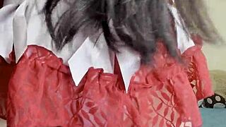 disfruto ponerme cachonda con mi vecina y chuparle esa rica verga grande 😏