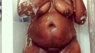 Yuki's BBW Shower Tease in Hotel