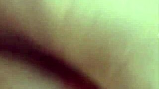 Teen with Creamy Black Pussy Gets Ass Pounded Hard in Intense Session.