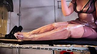 Feel the emotional domination as you bow to your superior goddess in latex