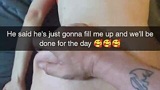 cheating amateur yoga milf fucks fitness instructor on snapchat cucked and creampied 😩