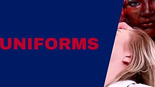 ellie and victoria drain a guy’s cock in messy uniforms