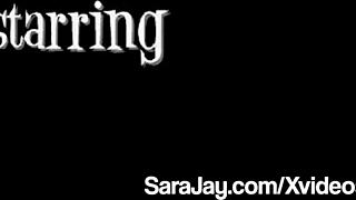 Is Nympho Milf Sara Jay Drilling Her Ass with Monster Dildo in Heels and Lingerie?