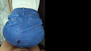 the religious girl in skirt loves hard doggystyle fucking