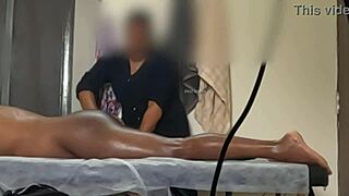 guess what happened when the thai girl flashed her ass during massage?