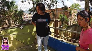 British redhead student nurse sucks patient's cock for orgasm!