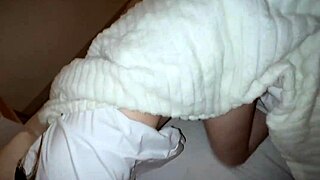 18-Year-Old Girl Teaches 69-Year-Old Sugar-Daddy Tight Pussy Fucking